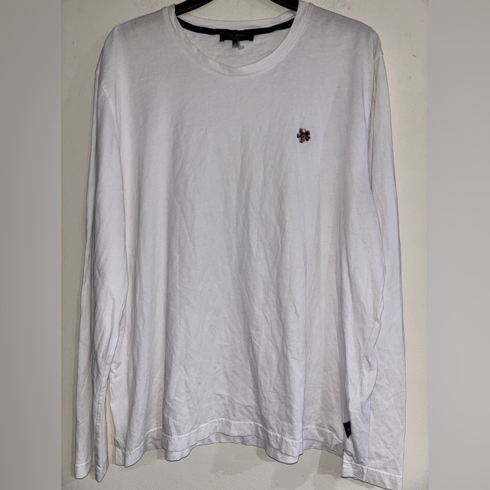 Ted Baker London White Long Sleeve Tee